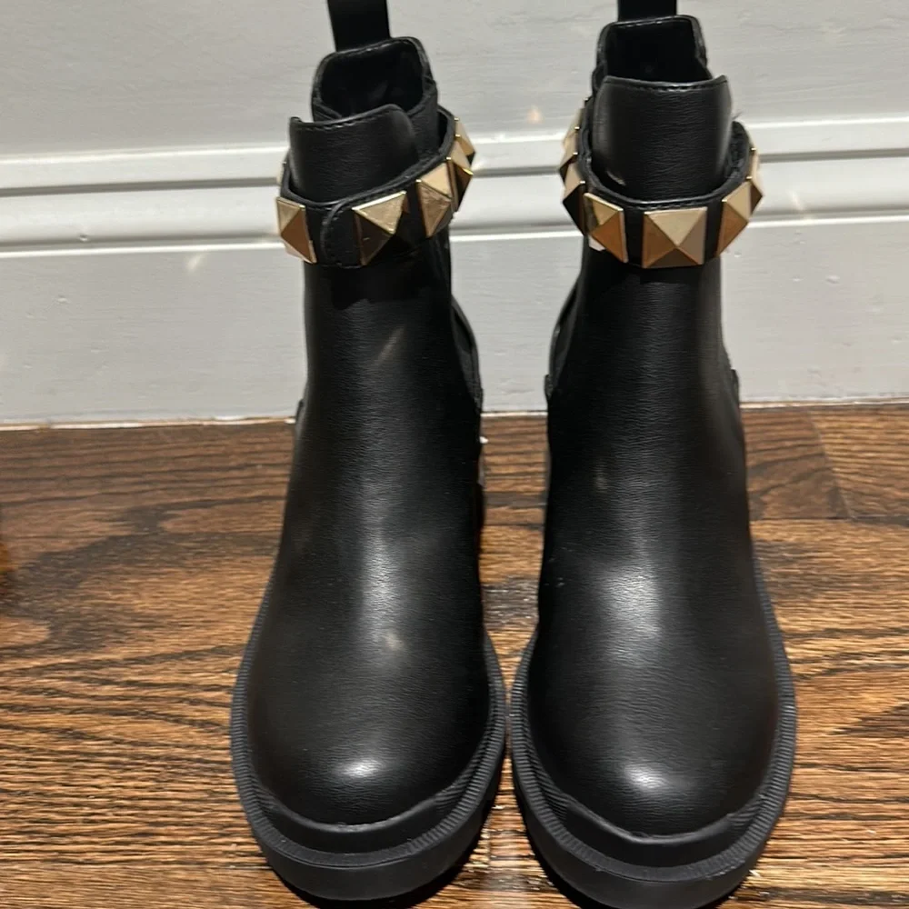 Diana Leather Platform Chelsea Boots - Picture 4 of 5